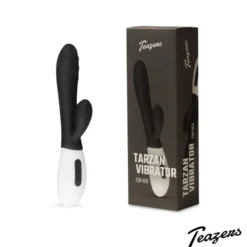 Teazers Tarzan Vibrator – Zwart (1 stuk)