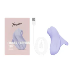 Teazers Vinger Vibrator Tikkende Stimulator Paars (1 stuk)