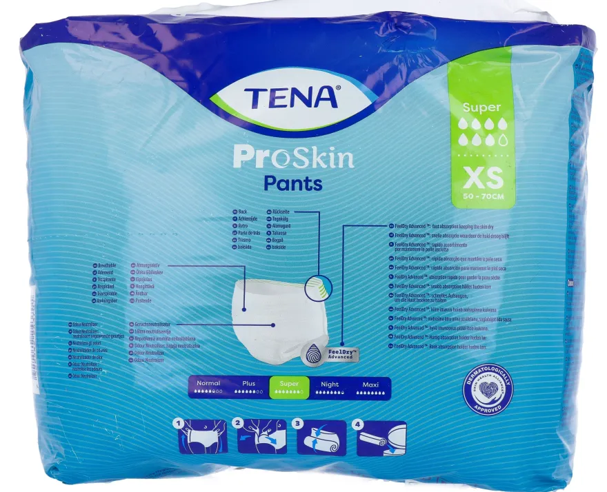 TENA ProSkin Pants Super XS (12 stuks)
