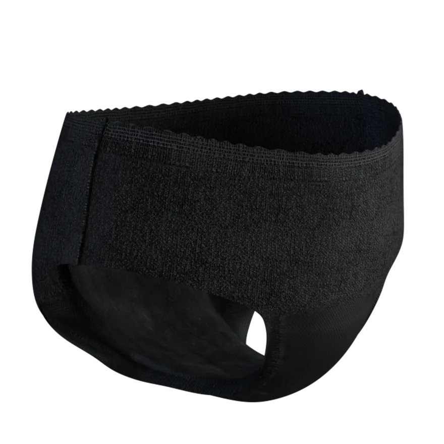 Tena Silhouette Plus Noir – Lage Taille L (10 stuks)