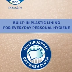 Tena Washandje Met Plastic Voering (175 stuks)