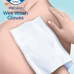 Tena Wet Wash Glove Mild Geparfumeerd (5 stuks)