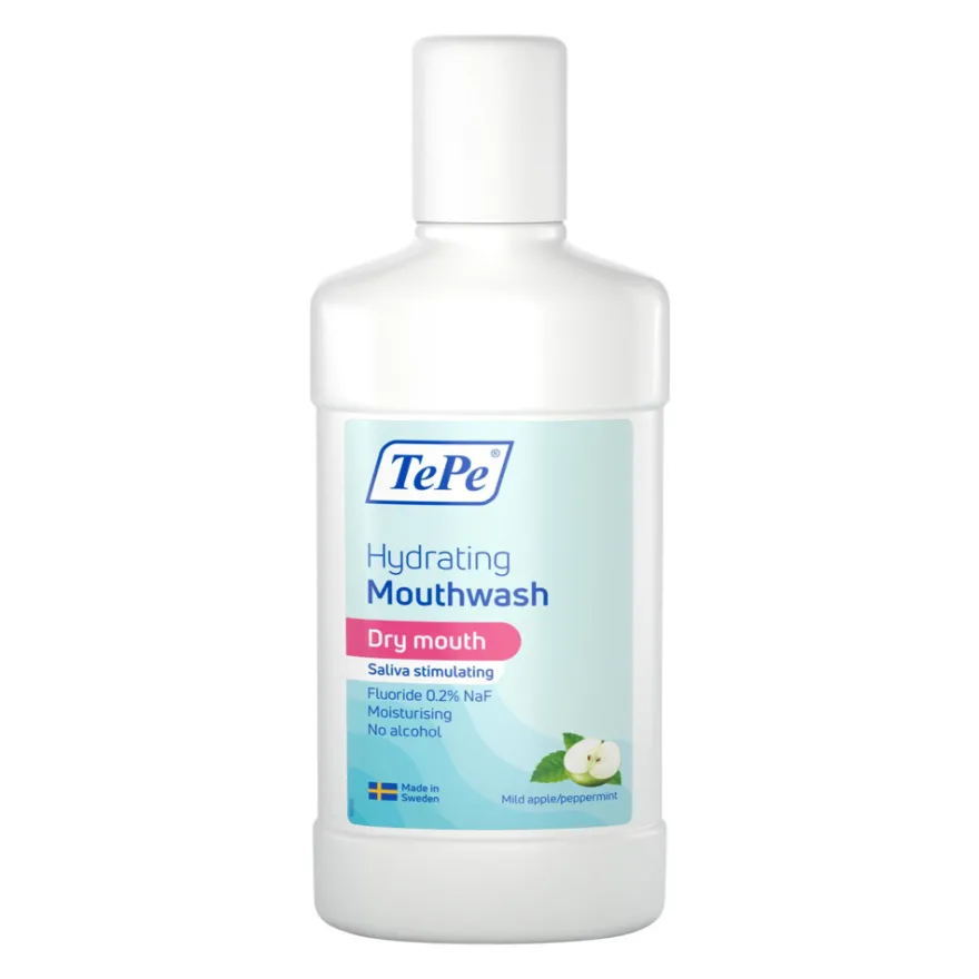 TePe Mondspoeling Hydraterend Appel/Pepermunt (500 ml)