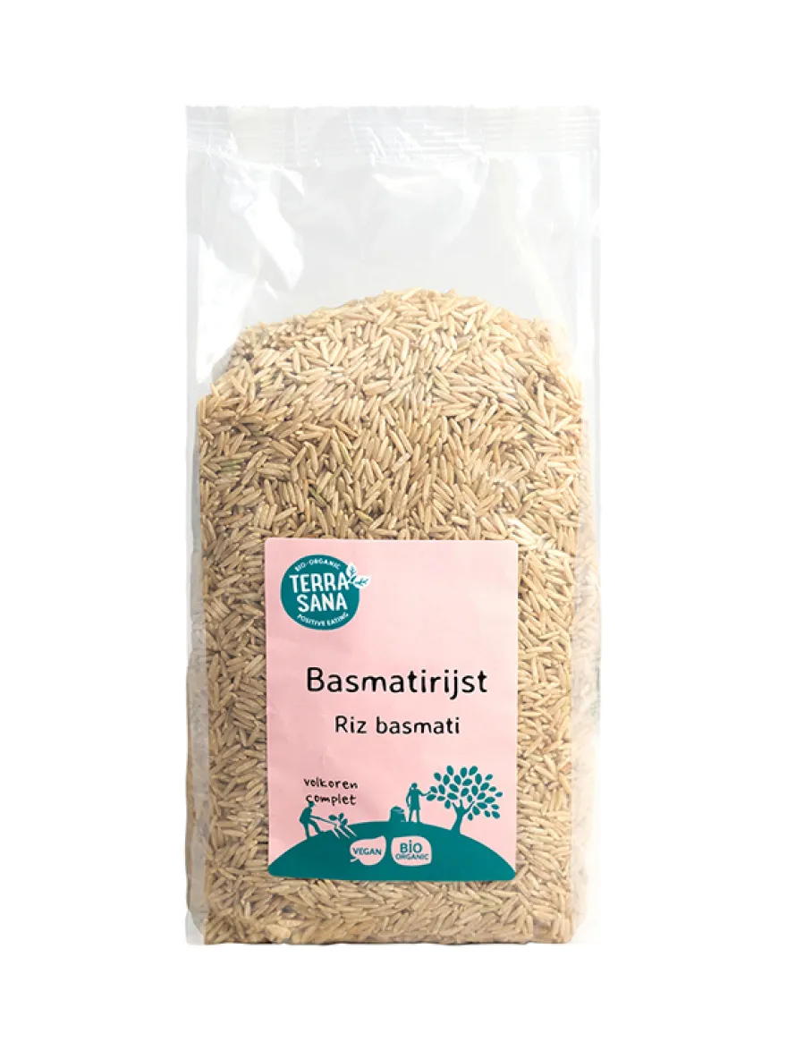 TerraSana Basmati rijst bruin bio (1000 gr)