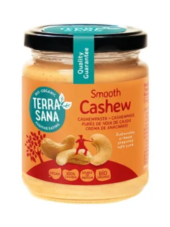 TerraSana Cashewnotenpasta zonder zout bio (250 gr)