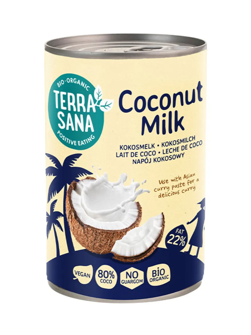 Terrasana Kokosmelk 22% Vet Bio (400 ml)