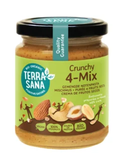 Terrasana 4-Mix Crunchy Notenpasta (250 gr)