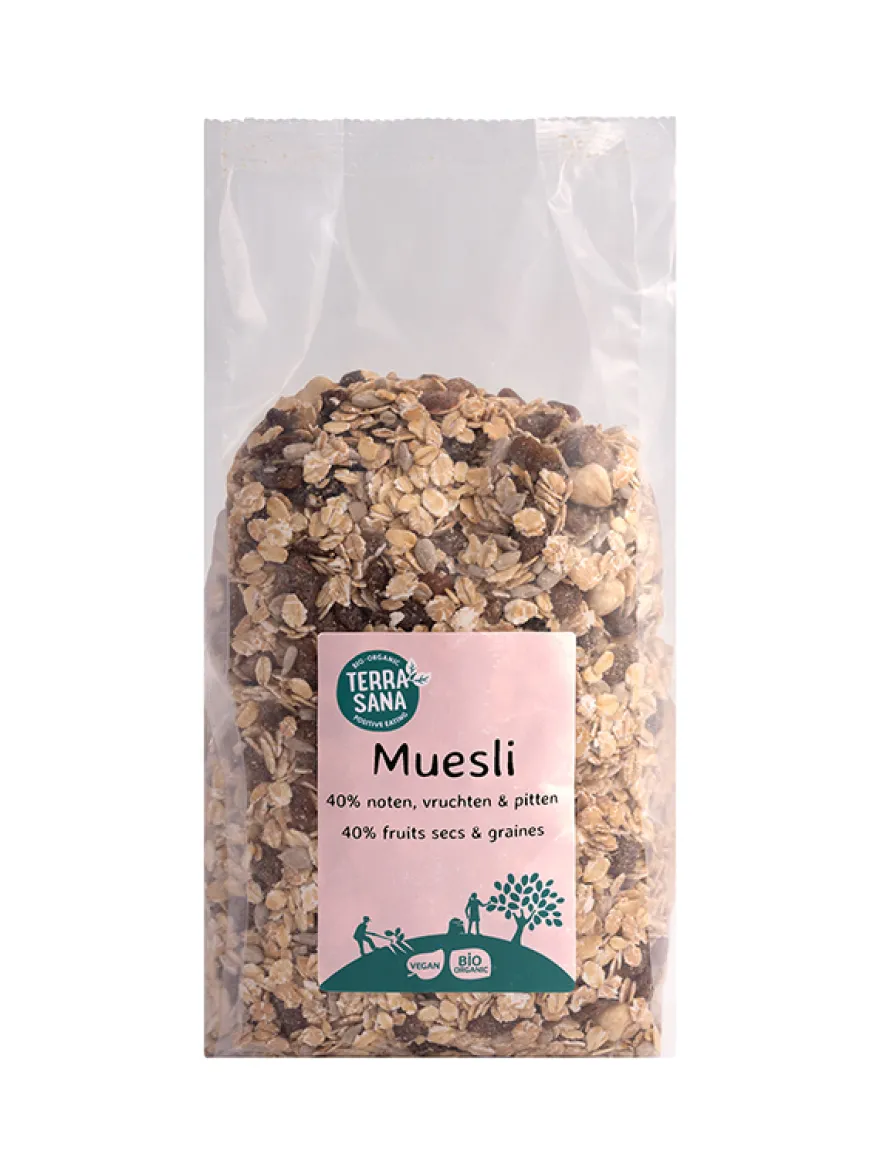 Terrasana Muesli Noten & Zuidvruchten Bio (1000 gr)