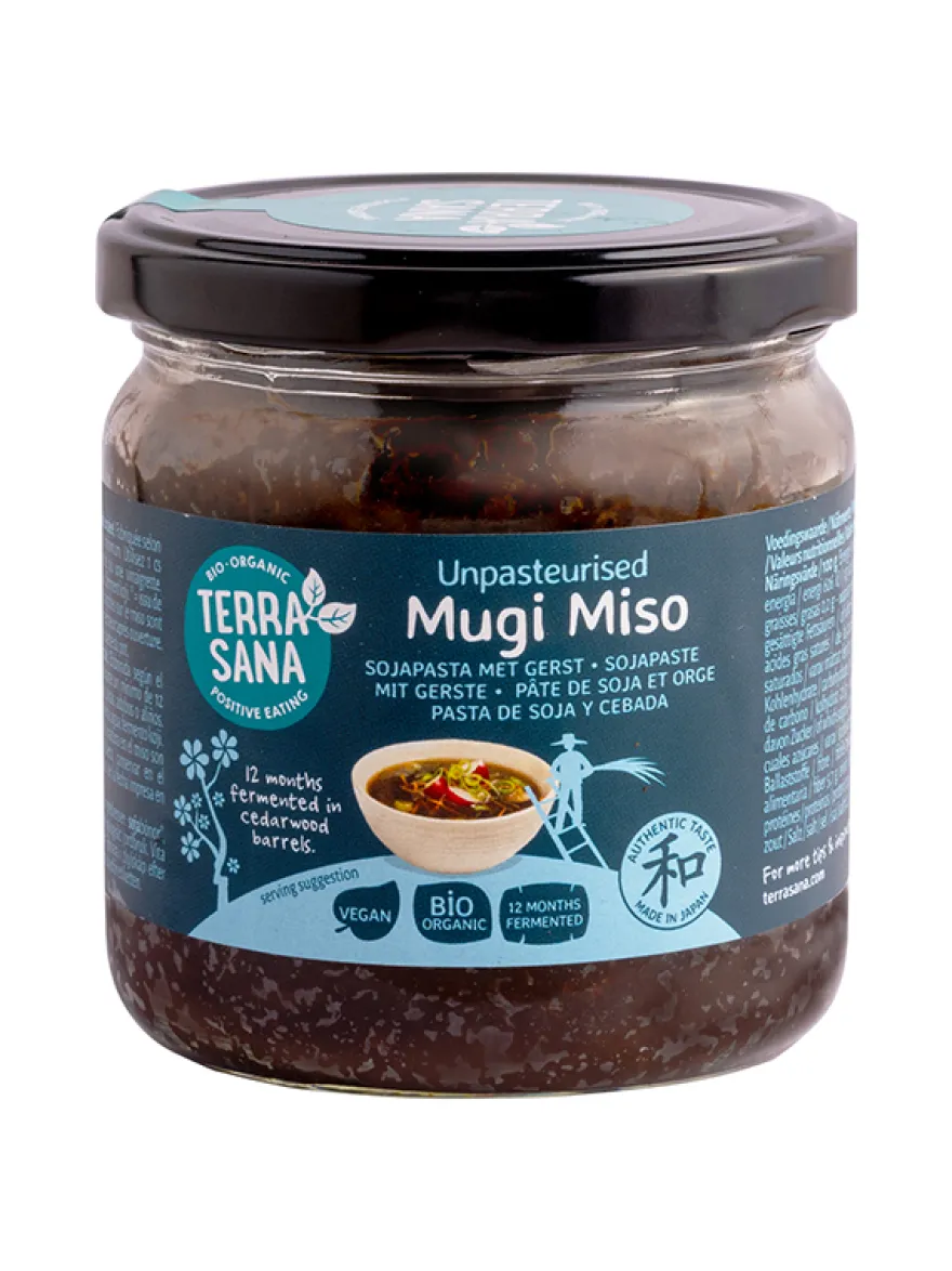 Terrasana Mugi Miso Ongepasteuriseerd Glas Bio (350 gr)