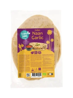 Terrasana Naan Knoflook Bio (240 gr)