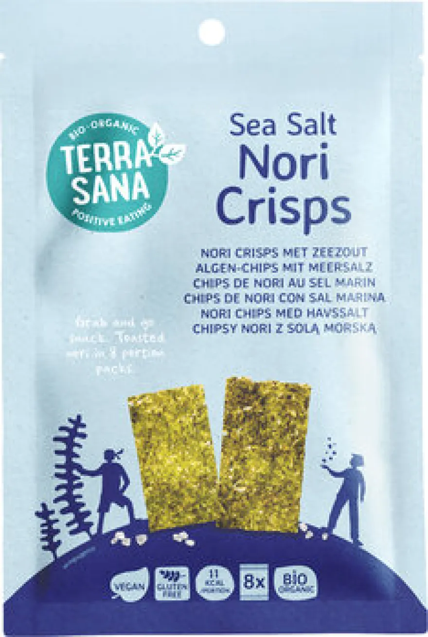 TerraSana Nori Crisps Zeezout (16 gr)