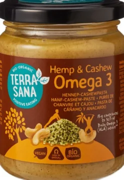 TerraSana Omega 3 Hennep Cashewpasta (250 gr)