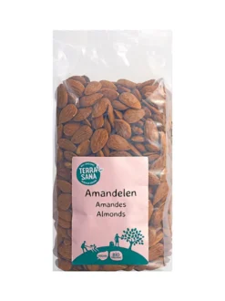 Terrasana Raw Amandelen Bruin Bio (750 gr)
