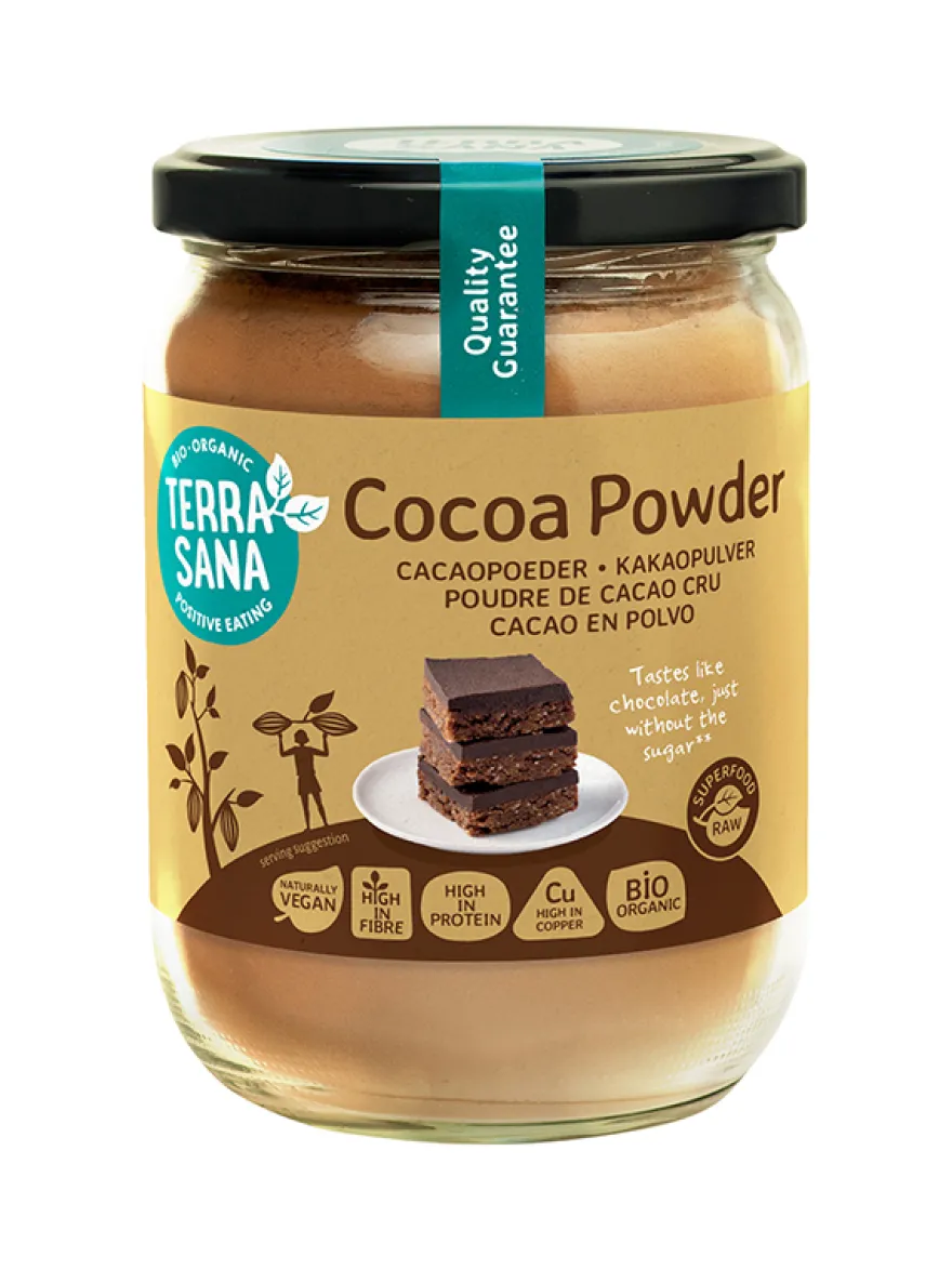 Terrasana Raw Cacao Antioxidant Poeder in Glas Bio (160 gr)