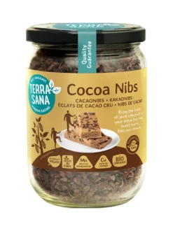 Terrasana Raw Cacao Nibs In Glas Bio (230 gr)