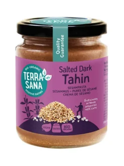 TerraSana Tahin bruin sesampasta met zeezout bio (250 gr)