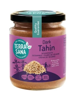 TerraSana Tahin bruin sesampasta zonder zout bio (250 gr)