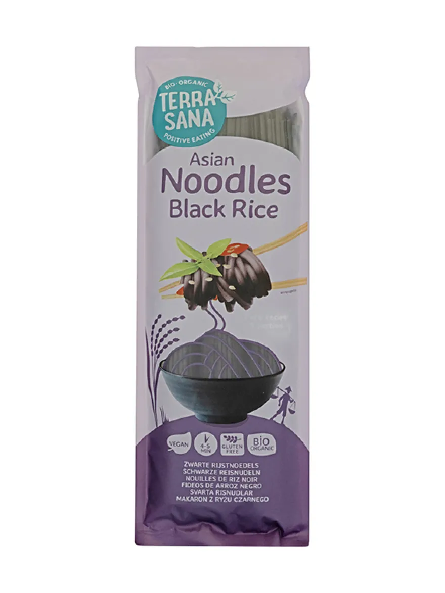 Terrasana Zwarte Rijstnoedels Bio (250 gr)