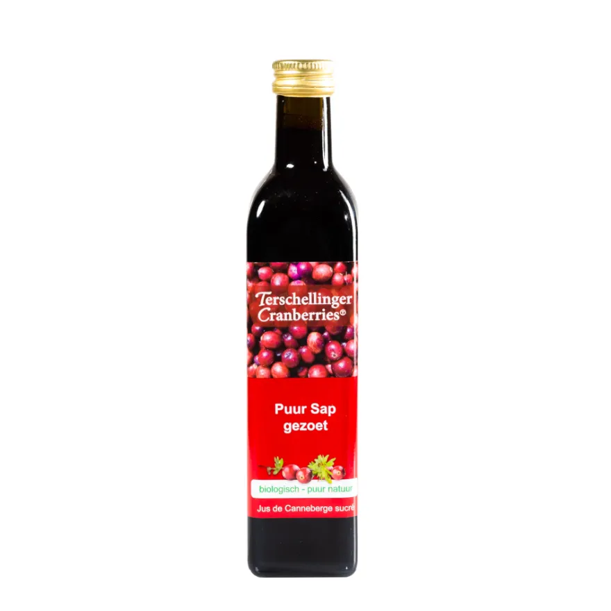 Terschellinger Cranberrysap gezoet bio (500 ml)