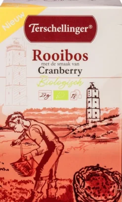 Terschellinger Rooibosthee Cranberry (18 zakjes)