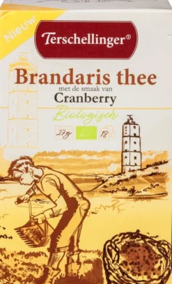 Terschellinger Zwarte-Thee Cranberry (18 zakjes)