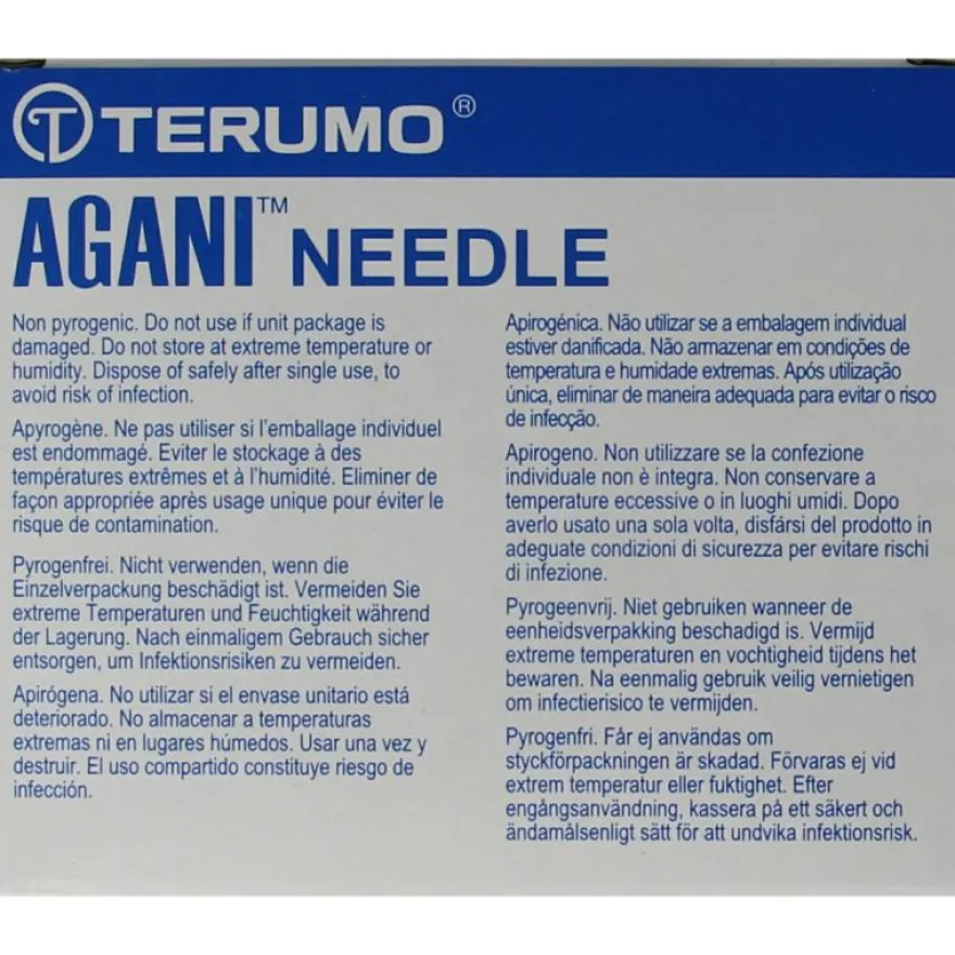 Terumo Injectienaald 38 X 0.9 Agani (100 stuks)