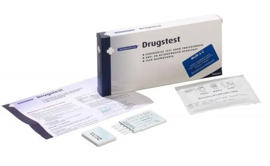 Testjezelf.nu Drugstest Urine Multi C6 (2 stuks)
