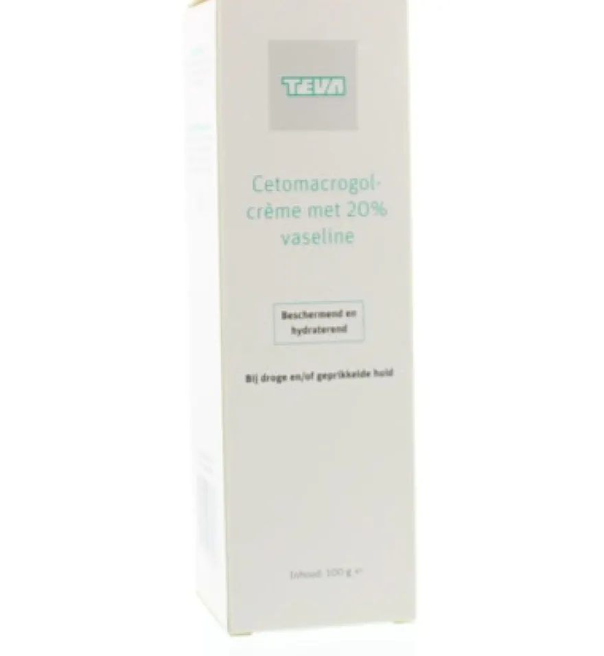 Teva Cetomacrogolcreme 20% vaseline (100 gr)