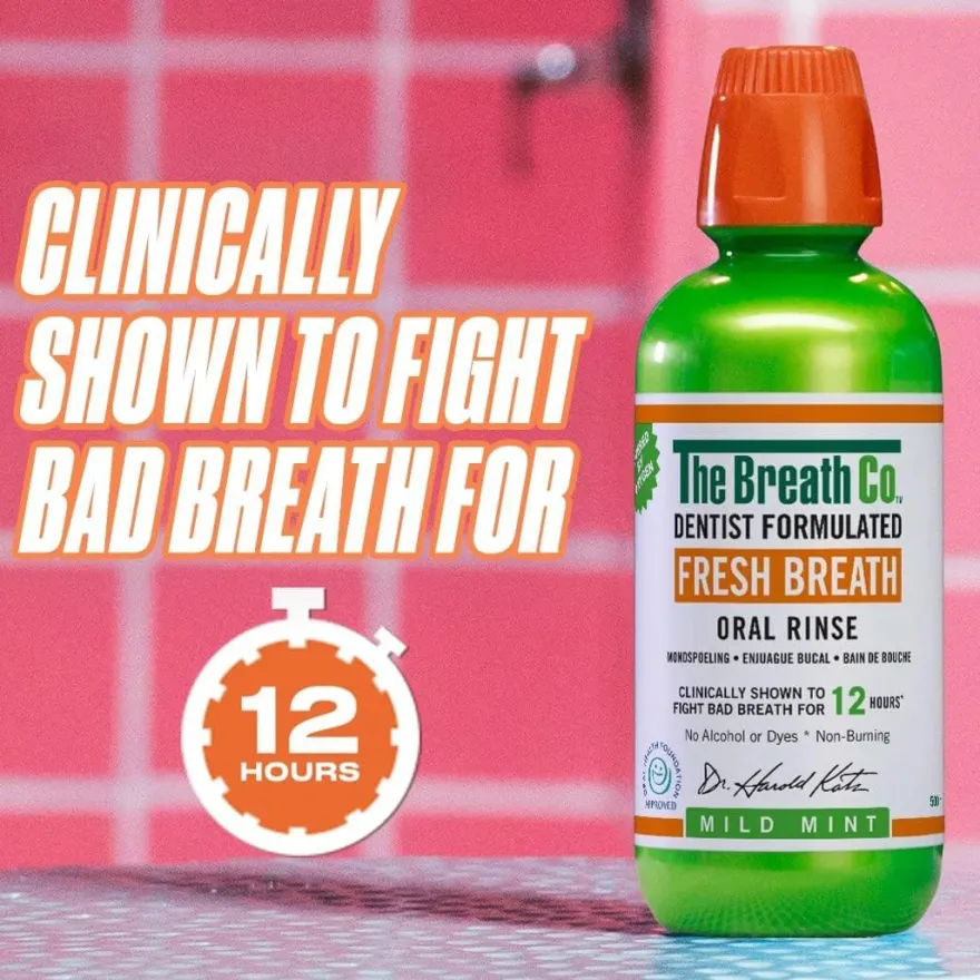 The Breath Co Mondwater Mild Mint (500 ml)