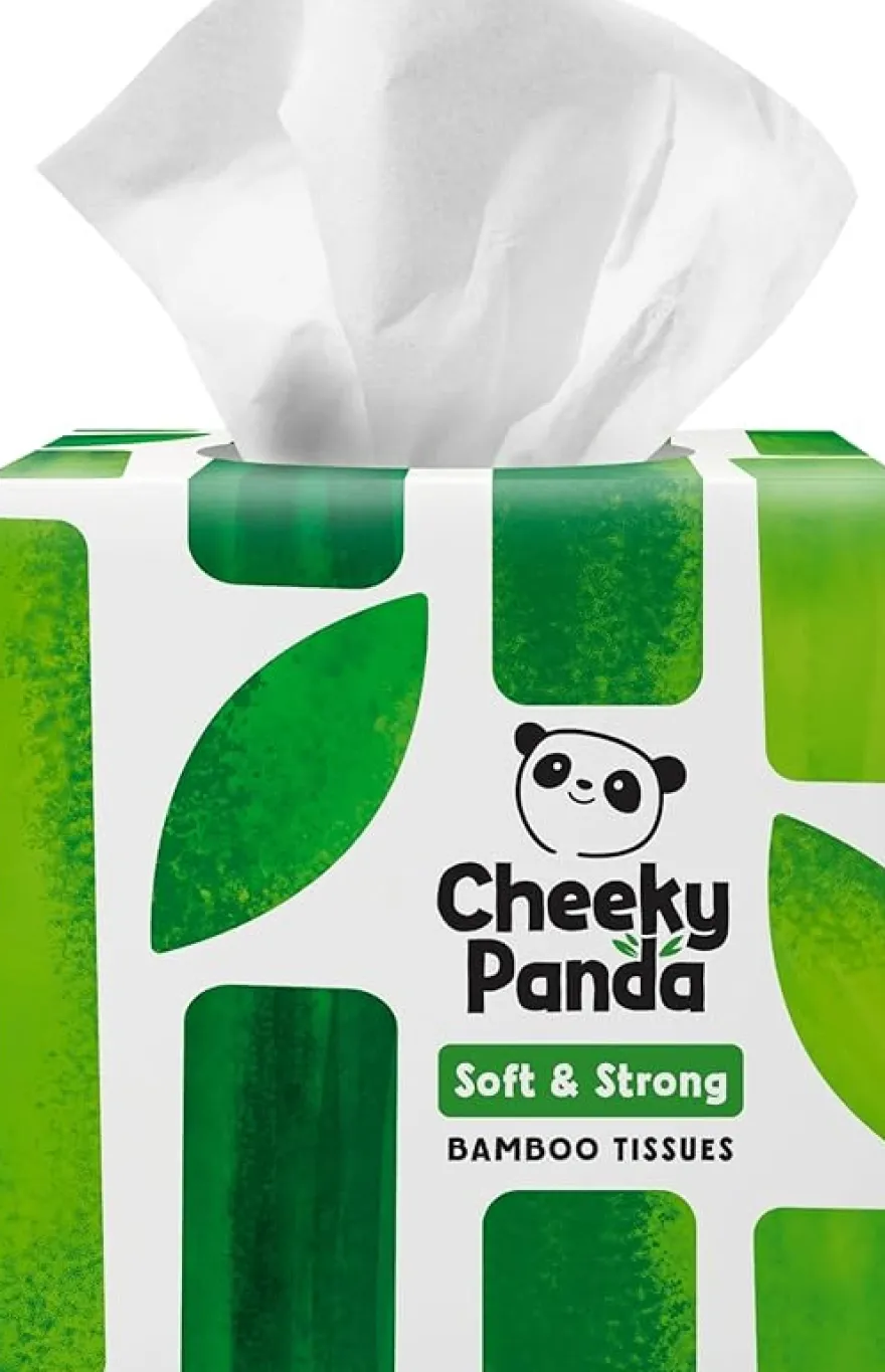 The Cheeky Panda Bamboe tissues kubus 3-laags (56 stuks)