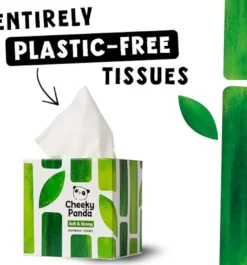 The Cheeky Panda Bamboe tissues kubus 3-laags (56 stuks)
