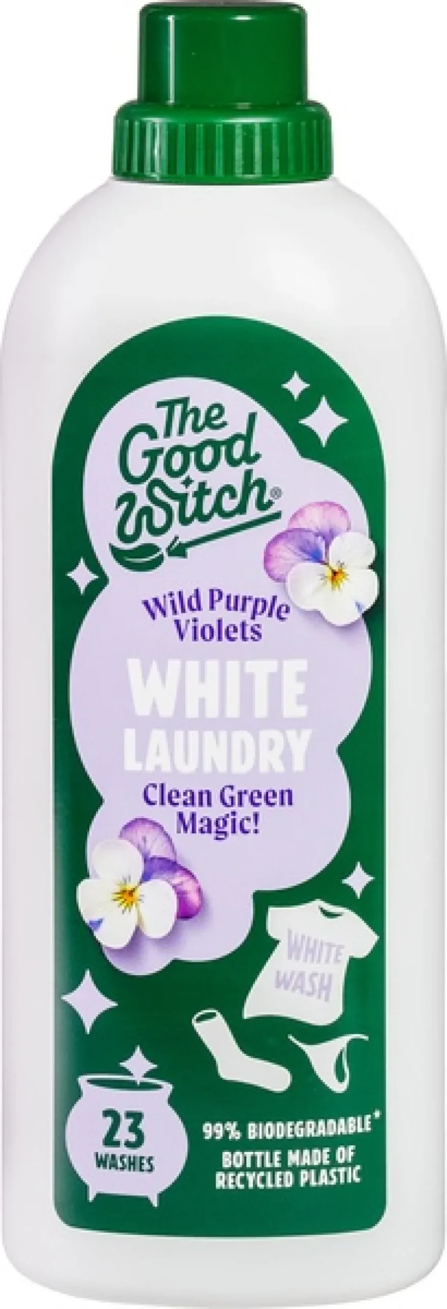 The Good Witch Wasmiddel wit wilde viooltjes (1000 ml)