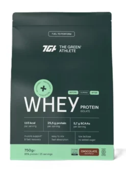 The Green Athlete Whey Protein Isolate Chocolate Poeder (750 gr)