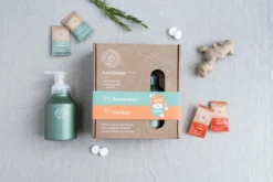 Thegreen Lab Co Handzeep premium starter set ro zemarijn & gember (1 set)