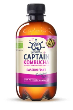 The Gutsy Captain Kombucha Passionfruit BIO (400 ml)