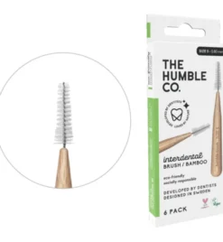 The Humble Co. Interdental borstel 0.80 mmgroen (6 stuks)