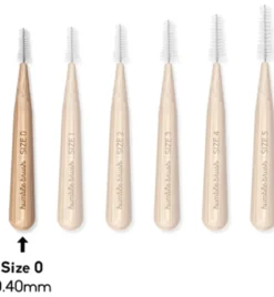 The Humble Co. Interdental borstel 0.40 mm roze (6 stuks)