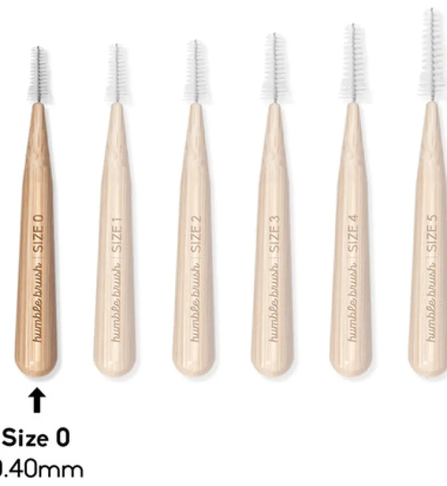 The Humble Co. Interdental borstel 0.40 mm roze (6 stuks)