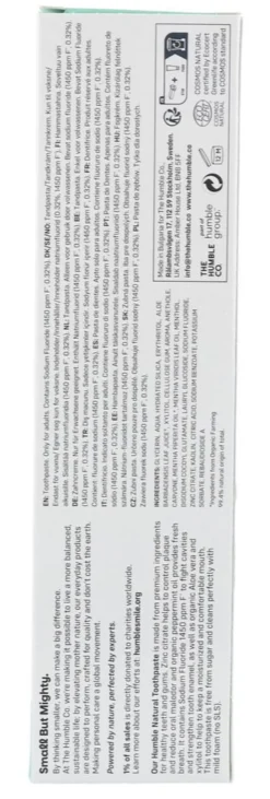The Humble Co. Natural Toothpaste Fresh Mint (75 ml)