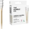 The Humble Co. Wattenstaafjes Wit Spiraal (100 stuks)
