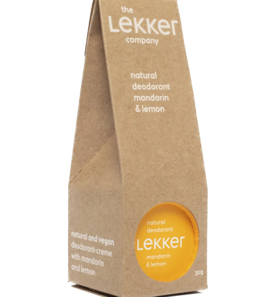 The Lekker Company Deodorant mandarijn & citroen (30 ml)