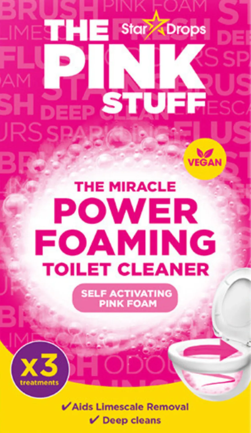 The Pink Stuff Foam Toilet Cleaner (3 x 100 gr)