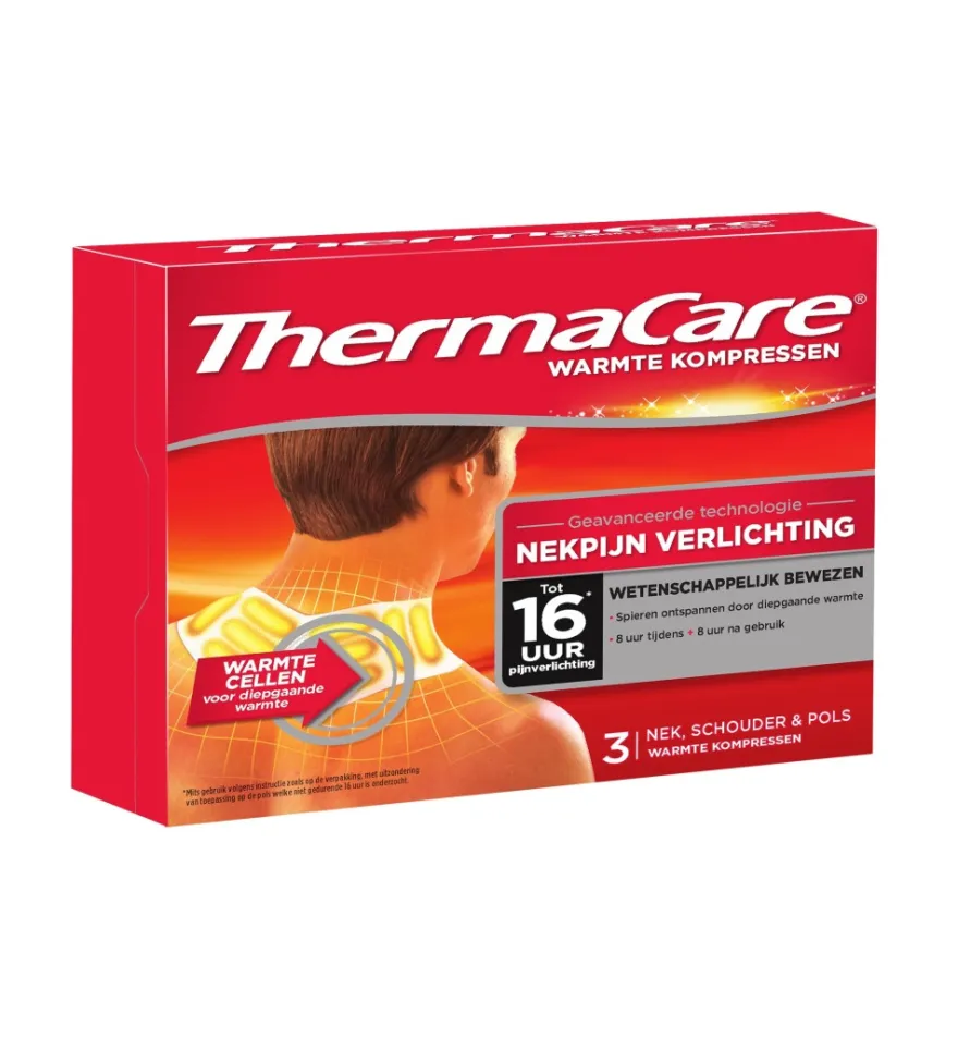 Thermacare Warmte Kompres Nek, Schouder, Pols (3 stuks)