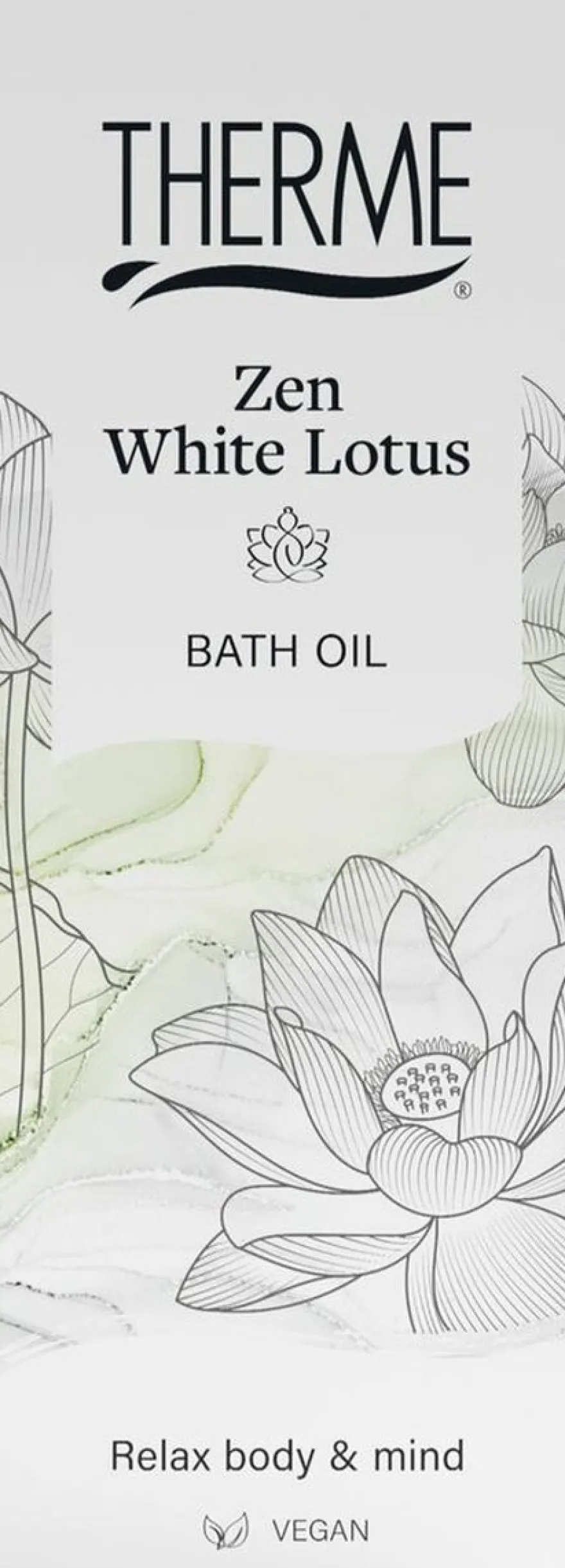 Therme Zen white lotus bath oil (100 ml)