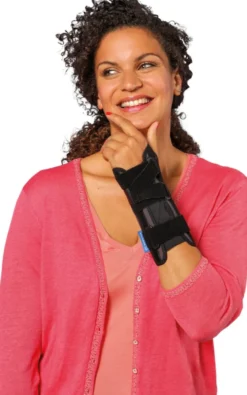 Thuasne Ligaflex Classic Polsbrace 2 Links Zwart (1 stuk)