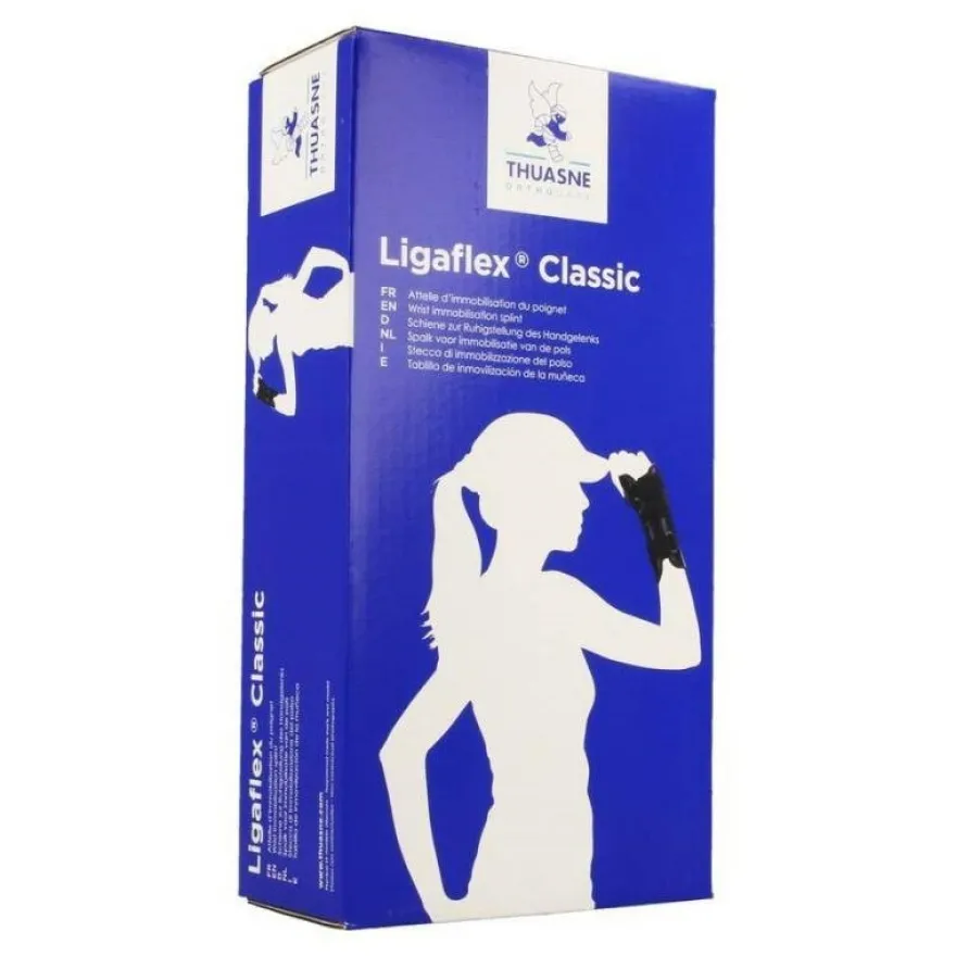 Thuasne Ligaflex Classic Polsbrace 3 Rechts Zwart (1 stuk)