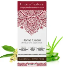Tints Of Nature Henna cream dark brown semi permanent (70 ml)