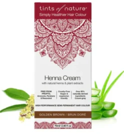 Tints Of Nature Henna cream golden brown semi permanent (70 ml)