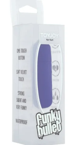 Toyjoy Vibrator Funky Bullet Violet (1 stuk)