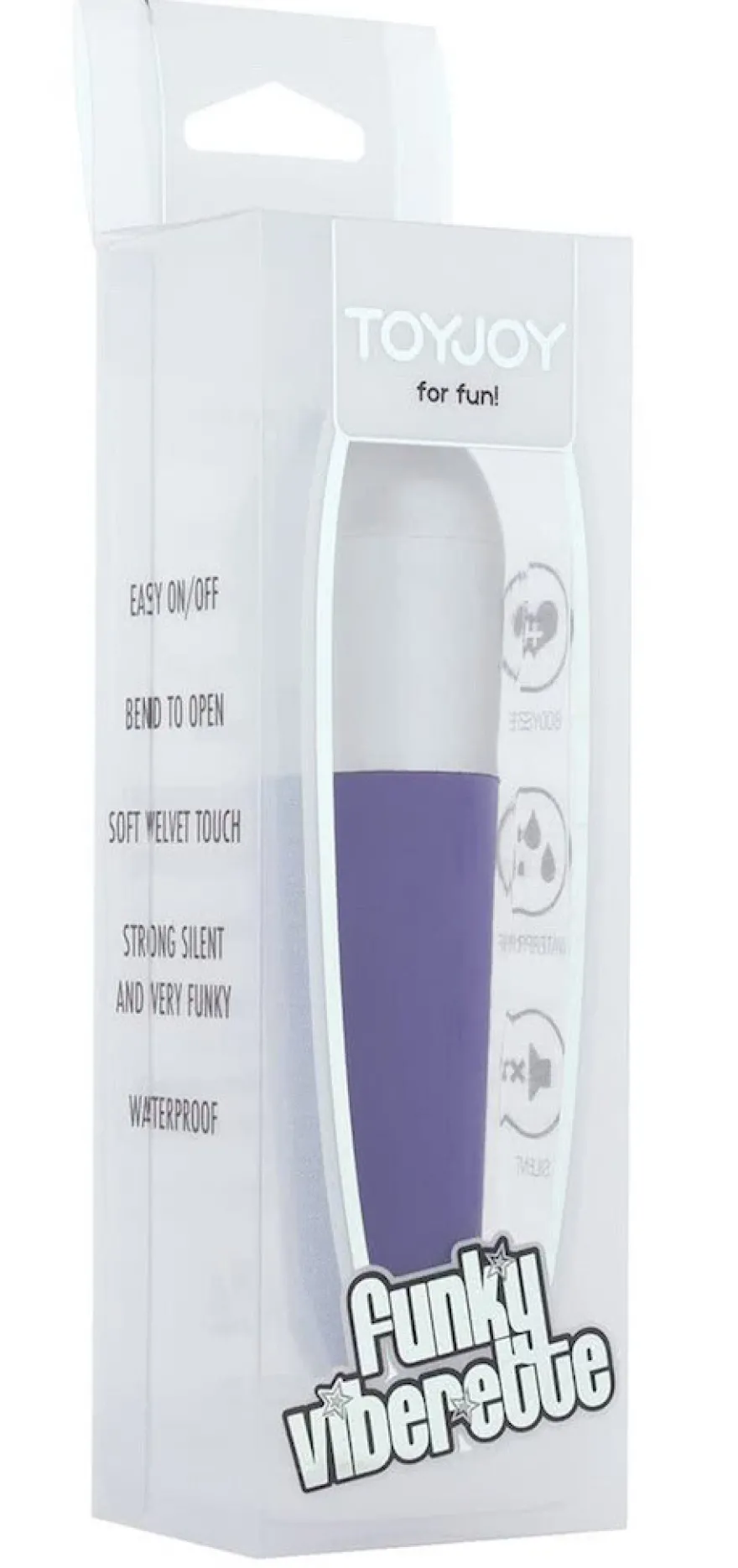 Toyjoy Vibrator Funky Viberette Purple (1 stuk)